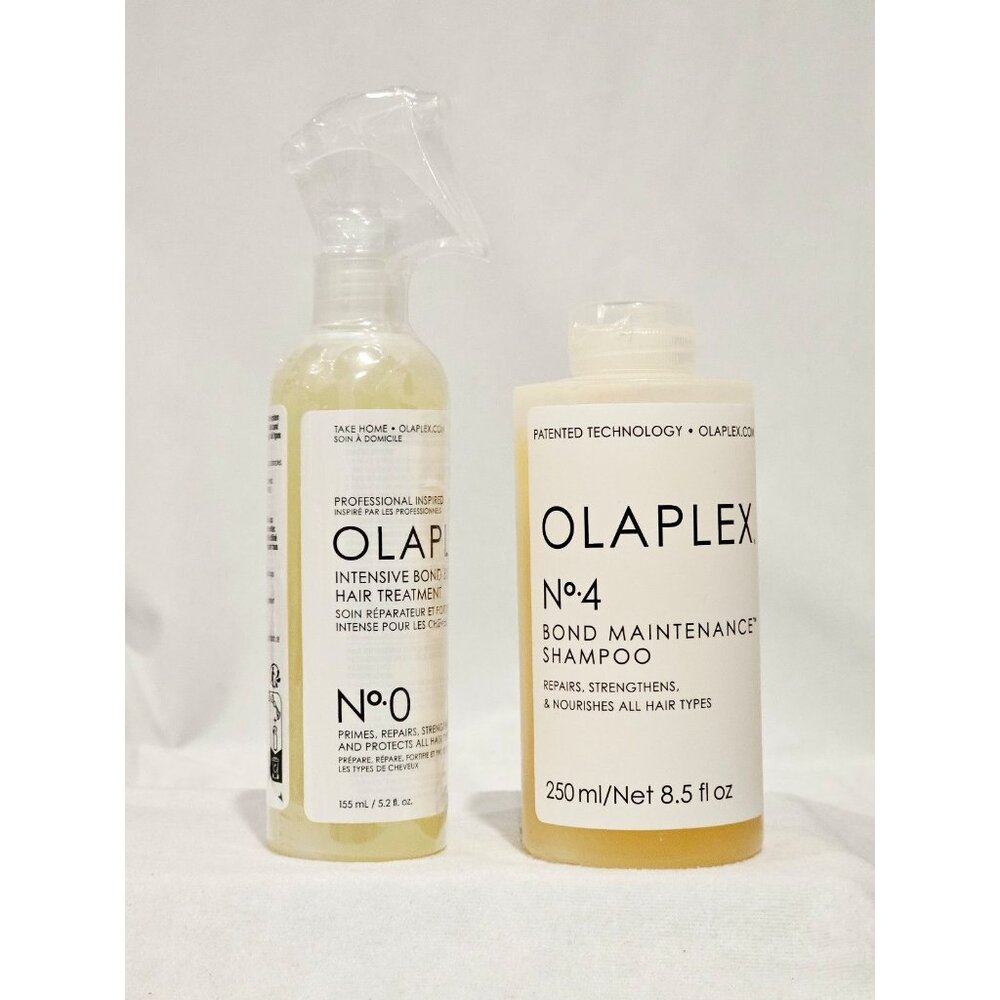 New Olaplex No. 0 & No. 4 hair products bundle
